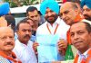 नई सोच संस्था द्वारा केंद्रीय राज्य मंत्री को होशियारपुर से मथूरा का रुट बदलने के लिए दिया गया मांग-पत्र