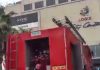 लॉजिक्स मॉल में लगी भीषण आग, 4 दमकलकर्मी झुलसे