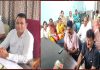 जिला शिक्षा अधिकारी ने कार्यालय कर्मचारियों के साथ बैठक की