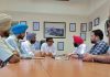 ਸਟੱਬਲ ਬਰਨਿੰਗ ਨੂੰ ਮੁੱਖ ਰੱਖਦੇ ਹੋਏ ਬੇਲਰ ਮਾਲਕਾਂ ਦੀ ਬਾਇਓਮਾਸ ਐਗਰੀਗੇਟਰਾਂ ਨਾਲ ਕਰਵਾਈ ਗਈ ਮੀਟਿੰਗ