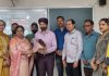 सरकारी कॉलेज में ’’सचदेवा स्टोक्स होशियारपुर साईक्लोथोन’’ तथा ’’डायमंड आफ नोलज-3’’ के बारे में दी गई जानकारी