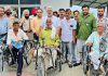 ਮੰਤਰੀ ਲਾਲ ਚੰਦ ਕਟਾਰੂਚੱਕ ਨੇ ਲੋੜਵੰਦਾਂ ਨੂੰ ਟਰਾਈ ਸਾਈਕਲ ਵੰਡੇ