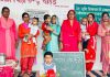 आंगनबाड़ी केंद्र चाहड़ में 1 से 5 वर्ष के बच्चों को पिलाई कृमि मुक्ति दवाई
