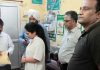 सिविल सर्जन डा. पवन शगोत्रा ने सीएचसी हाजीपुर का किया औचक निरीक्षण