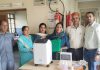 अस्पताल कढ़ियार में सीताराम ने दान किए हृदय जांच यंत्र व इन्वर्टर