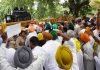 किसानों पर कंगना रनौत के विवादित बयान के खिलाफ ‘आप’ ने किया भाजपा कार्यालय का घेराव
