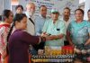धन्वंतरी वैद्य मंडल के सहयोग से लगाया गया एक निशुल्क चिकित्सा शिवर
