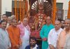 श्री राम लीला कमेटी ने दशहरा महोत्सव के उपलक्ष्य में निकाली श्री हनुमान जी की ध्वज यात्रा