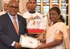 ENVOYS OF FIVE NATIONS PRESENT CREDENTIALS TO THE PRESIDENT OF INDIA