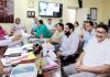 सिविल सर्जन डा. पवन शगोत्रा ने जिले में चल रहे कार्यक्रमों की समीक्षा के लिए एसएमओ के साथ की मासिक बैठक