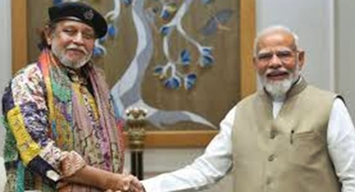 pm congratulate mithun