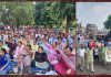 एनपीएस पीड़ित कर्मचारियों ने कैबिनेट मंत्री रवजोत के कार्यालय का किया घेराव