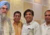 सुदर्शन धीर ने स्पीकर कुलतार सिंह की भेंट, मां भामेश्वरी मंदिर आने का दिया निमंत्रण