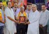 श्री राम लीला कमेटी ने माँ अन्नपूर्णा मंदिर प्रबंधकों को किया सम्मानित