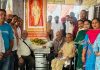 धन्वंतरी वैद्य मंडल की ओर से रघुनाथ मंदिर में किया गया भगवान धन्वंतरि पूजन