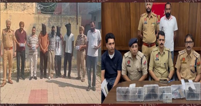 moga-police-arrested-4-gangster-on-21-oct-2024-punjab-police