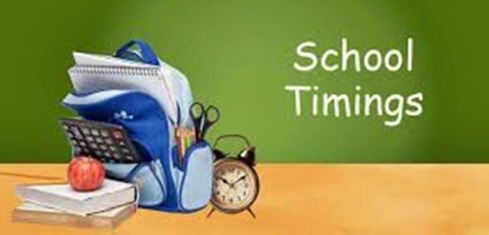 school timing
