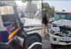 गवर्नर के काफिले की 3 गाड़ियां आपस में टकराई, ACP सहित 3 घायल