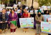 स्वास्थ्य विभाग की ओर से टीकाकरण के विशेष सप्ताह को लेकर निकाली गई जागरूकता रैली