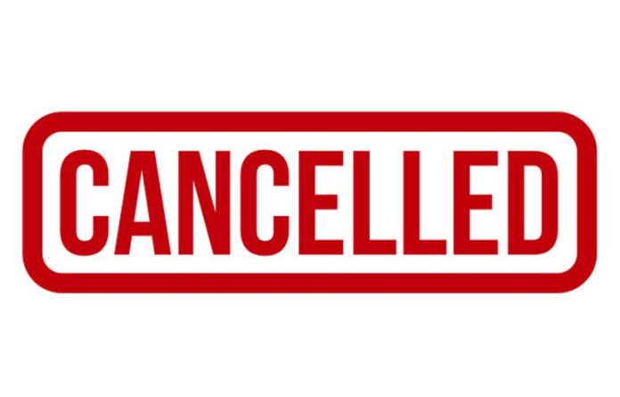 cancllaed