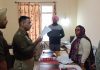 एसएसपी आदित्या ने जिला पुलिस दफ्तर डीपीओ का किया निरीक्षण
