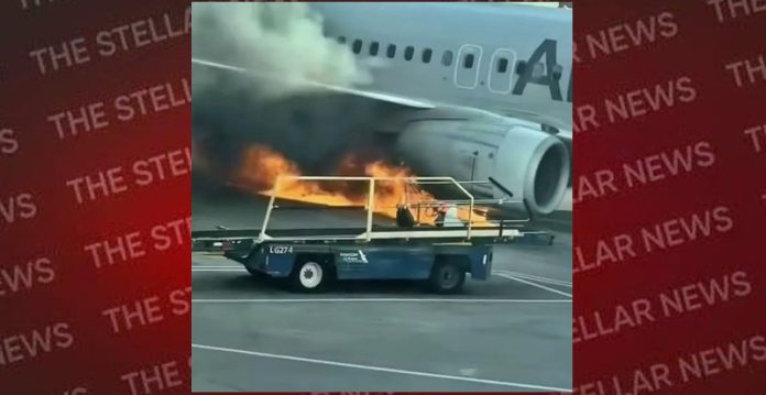 aeroplane fire