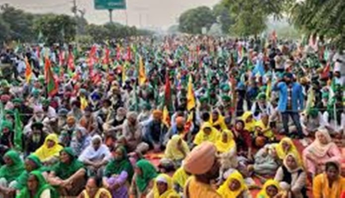 farmers protest