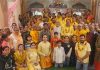 श्री रुद्र चण्डी महायज्ञ एवं श्रीमद्भागवत कथा संपूर्ण होने पर ब्राह्मण विदाई, कन्या पूजन और भंडारा आयोजित
