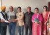 पीएचडी करने पर पंजाबी अध्यापक अवतार सिंह का सम्मान