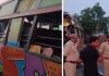 मिनी बस ने खड़े ट्रक को मारी टक्कर, 5 की मौ-त, कई घायल