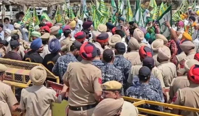 farmers protest