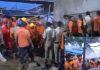 मंदिर की 20 फुट लंबी दीवार गिरने से 7 की मौत, 4 घायल
