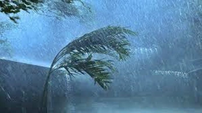 storm and rain