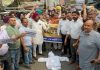 ਪੰਜਾਬ ਦੇ ਪਾਣੀਆਂ ਨੂੰ ਖੋਹਣ ਦੀ ਸ਼ਾਜਿਸ਼ ਵਿਰੁੱਧ ਆਪ ਨੇ ਕੀਤਾ ਰੋਸ ਮੁਜ਼ਾਹਰਾ, ਹਰਿਆਣੇ ਦੇ ਮੁੱਖ ਮੰਤਰੀ ਦਾ ਫੂਕਿਆ ਪੁੱਤਲਾ
