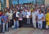 सफाई कर्मचारी यूनियन की तरफ से तीसरे दिन भी रोष प्रदर्शन जारी
