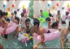 टॉडलर्ज होम स्कूल में छोटे बच्चों ने मनाई मज़ेदार पूल पार्टी
