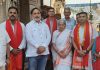 मेजर जनरल कार्तिक शेषाद्रि श्री दुर्ग्याणा मंदिर में हुए नतमस्तक