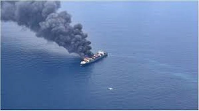 singapore blast ship