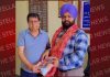 पूर्व पार्षद धीर ने डीएसपी होमगार्ड मनिंदर सिंह को किया सम्मानित