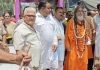 बाबा बुड्ढा अमरनाथ की यात्रा के पहले जत्थे का राजौरी पहुंचने पर स्वागत