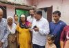 तेज़ बारिश से प्रभावित क्षेत्रों का विधायक जिम्पा ने किया दौरा
