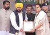 पंजाब स्तर पर हुआ निशा रानी का सम्मान, सीएम मान ने किया सम्मानित