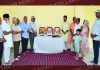 श्री राम भवन के हाल में पं. विश्वामित्र, लाला संसार चंद और बिमला देवी की तस्वीरें स्थापित