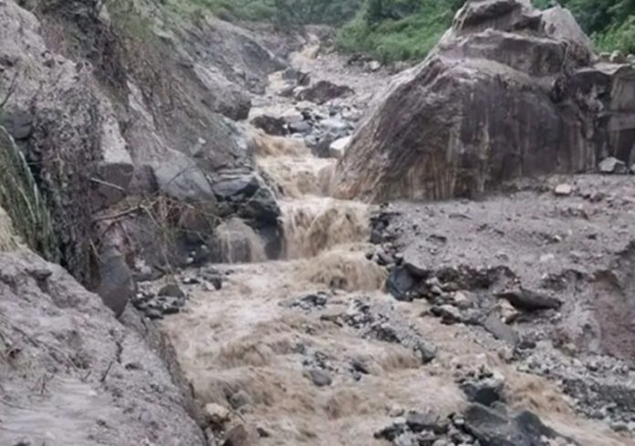 rampur cloud burst