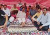 एनएच-3 के मुद्दे को लेकर आवाहदेवी चौक पर विधायक चंद्रशेखर का आमरण अनशन 72 घंटों से जारी