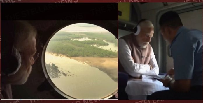 pm-modi-inspect-the-flood-effected-areas-himachal-punjab