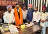 वनीश राय डिप्टी एडवोकेट जनरल पंजाब को किया सम्मानित