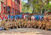 एन.सी.सी. कमांडिंग ऑफिसर कर्नल लवदीप सिंह ने सरकारी कालेज के किया दौरा