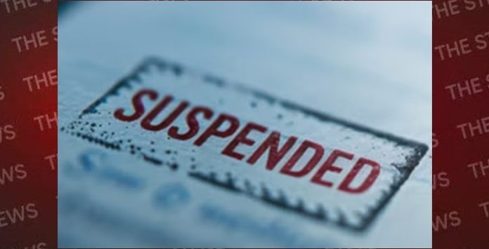 suspended