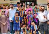 राजकीय उच्च विद्यालय गुलेला में कबड्डी उपविजेता टीम का जोरदार स्वागत